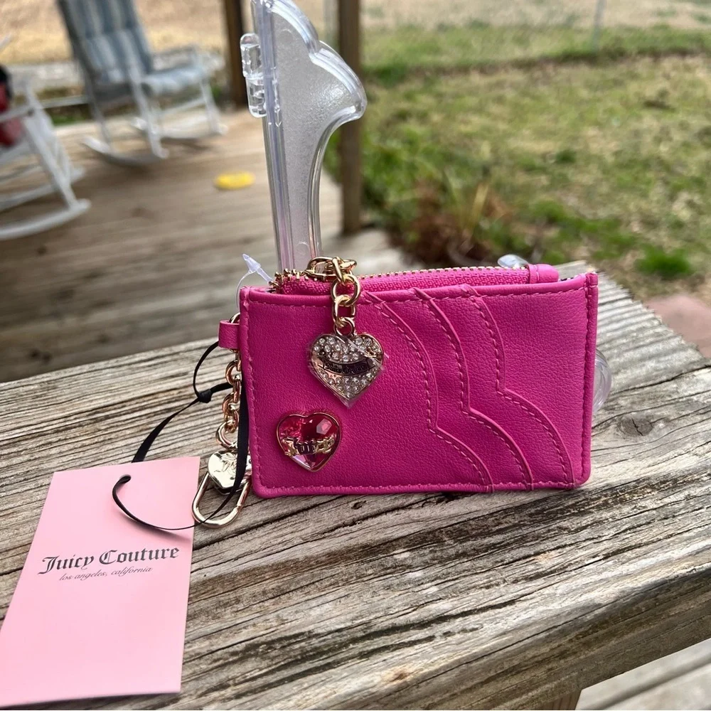 Juicy Couture colorful love elongated CC holder